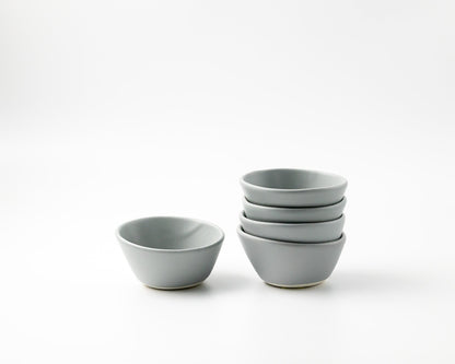 Dessert Bowl Bowls Haand Matte Grey Set of 4