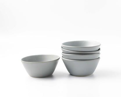 Breakfast Bowl Bowls Haand Matte Grey Set of 4