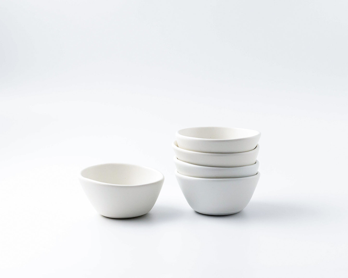 Dessert Bowl Bowls Haand Matte White Set of 4