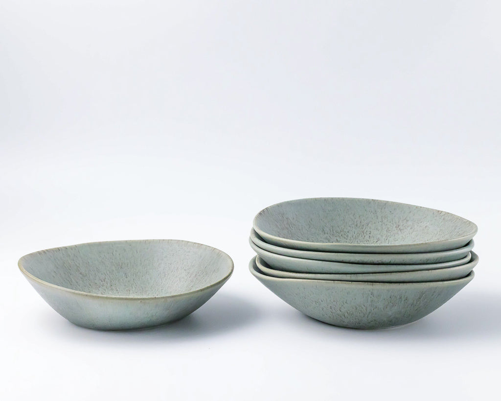 Ripple Pasta Bowl Bowls Haand Concrete Set of 4