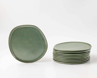 Ripple Salad Plate Plates Haand Fern Set of 4