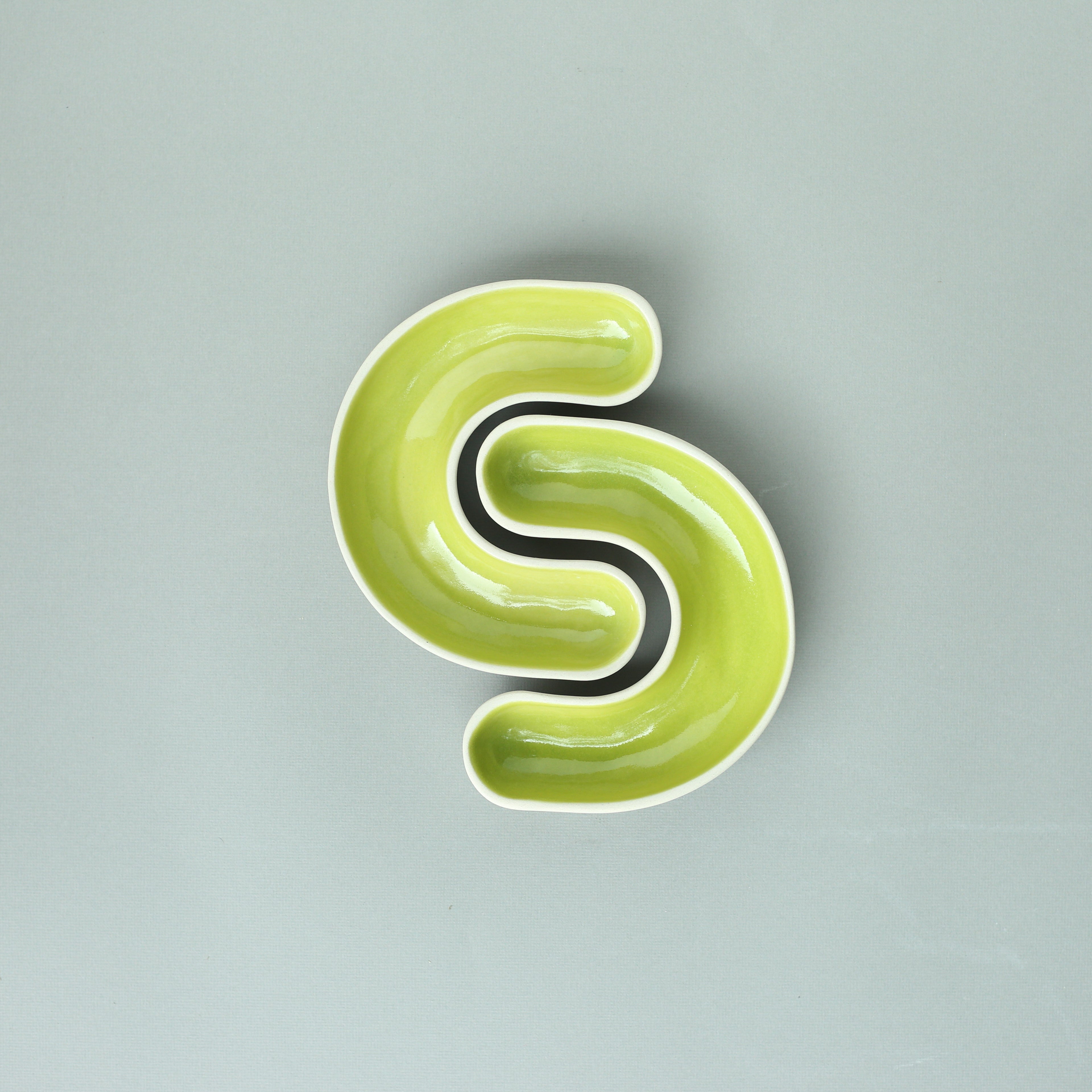 Cee Dip Plates Set | Lime Green plates Casa Amarosa
