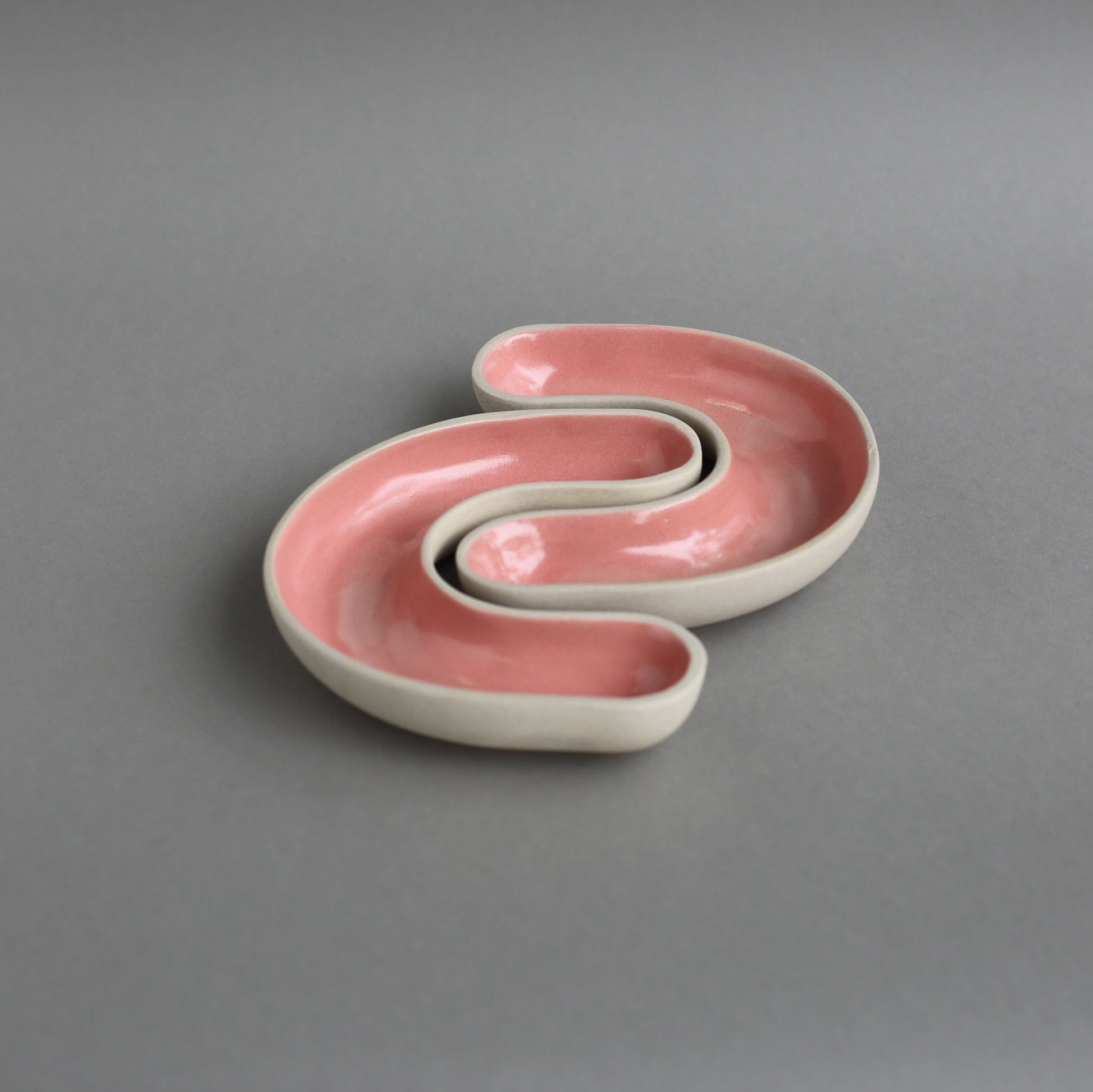 Cee Dip Plates Set | Pink plates Casa Amarosa