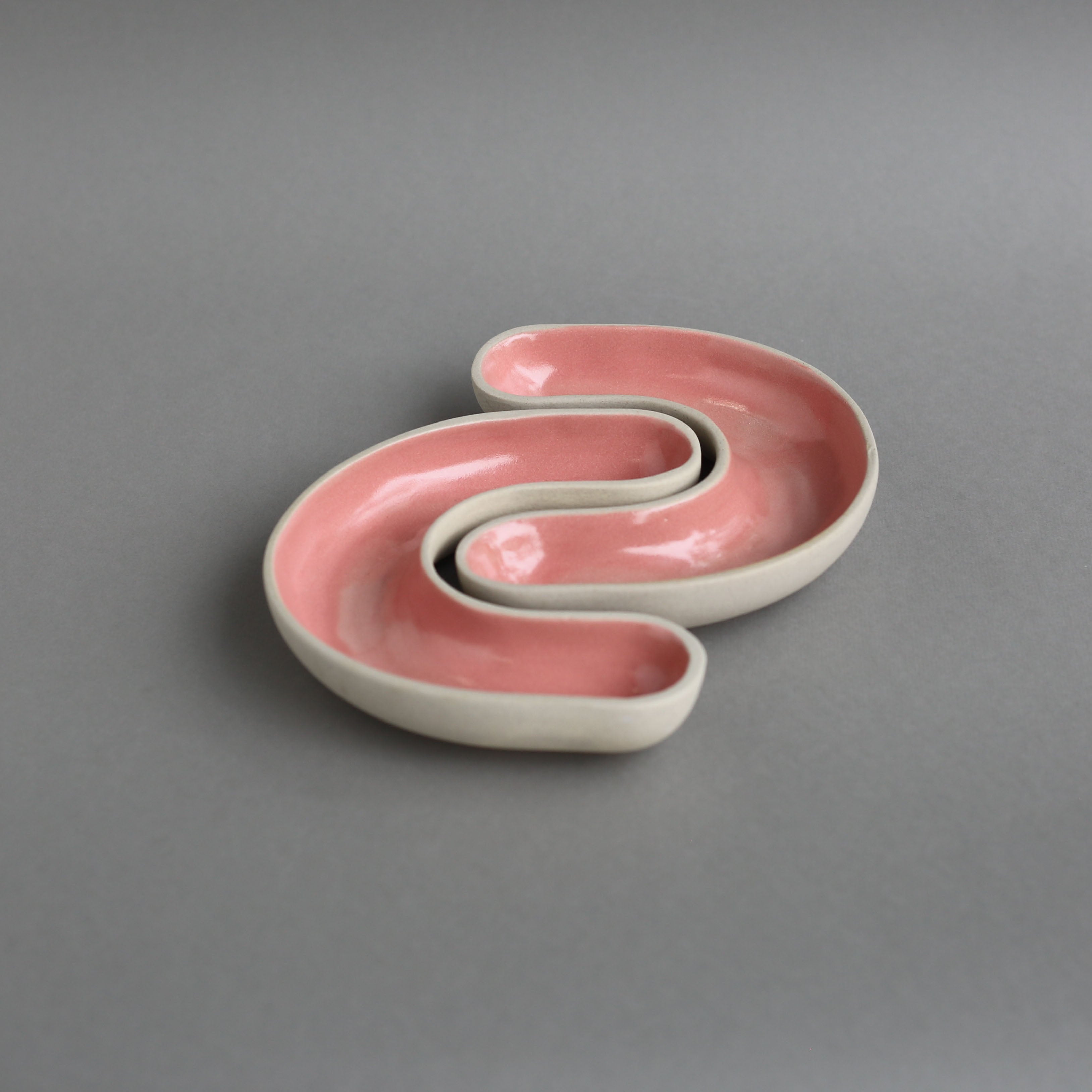 Cee Dip Plates Set | Pink plates Casa Amarosa