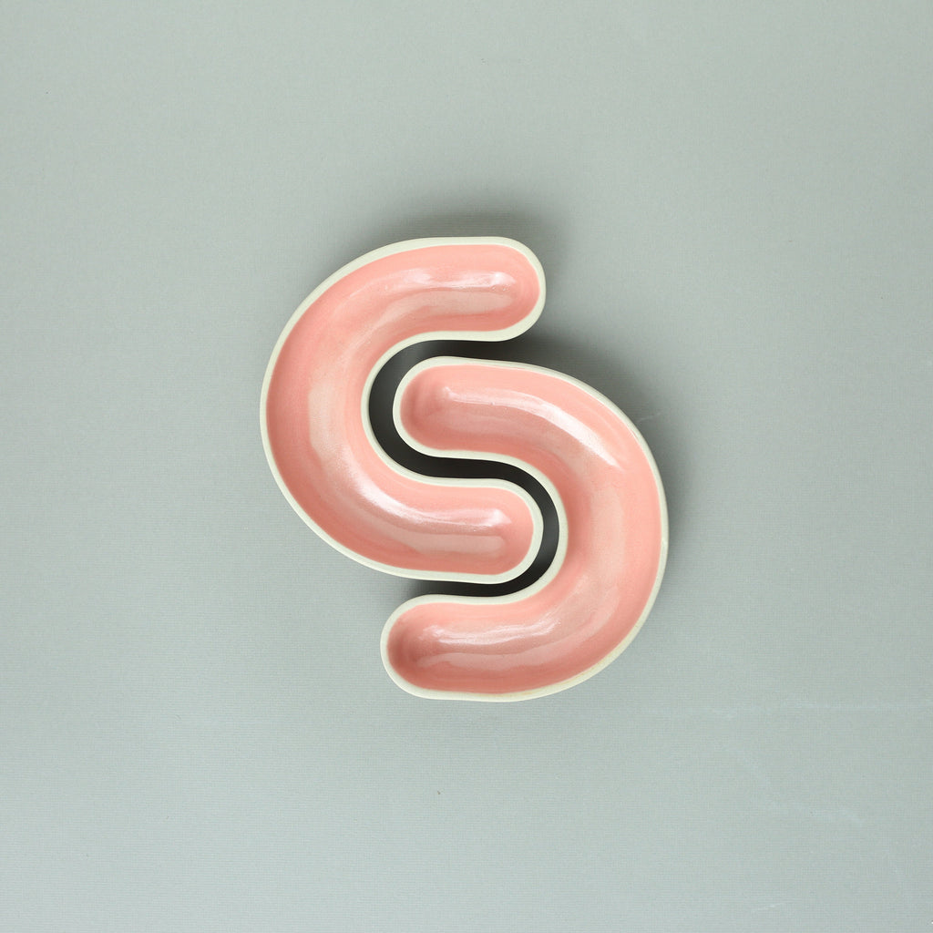 Cee Dip Plates Set | Pink plates Casa Amarosa
