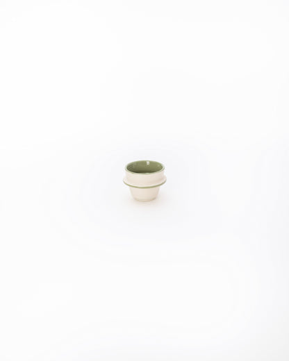 Orbit Espresso Cup, Sage Green - 90 ml (Set of 2) cups Casa Amarosa