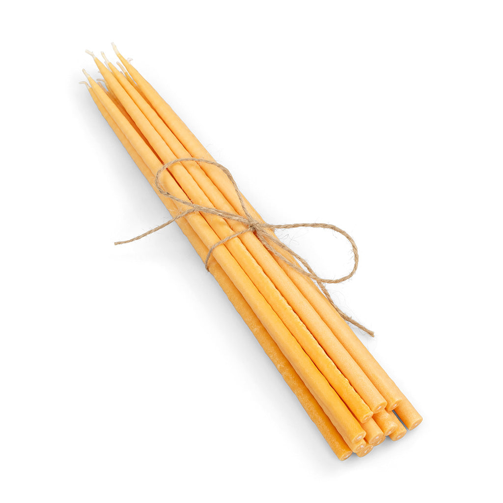 Thin Taper Candles - Saffron