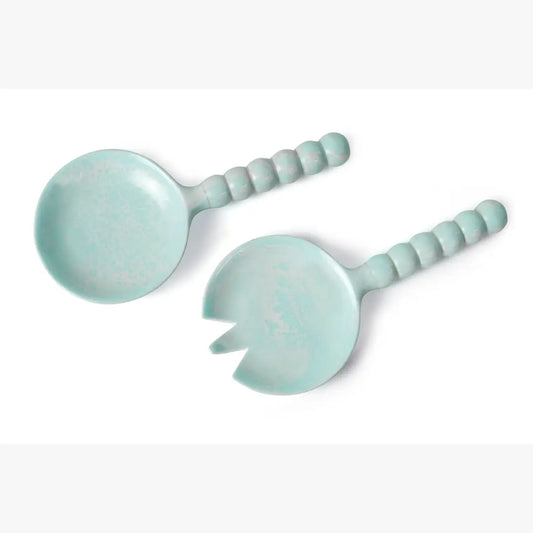 Blue Resin Salad Servers | Set of 2 salad server Casa Amarosa