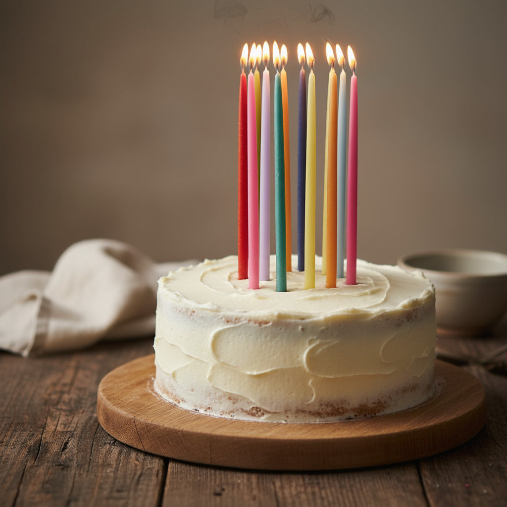 Thin Taper Candles - Rainbow