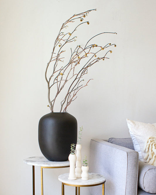 One-of-a-Kind Ceramic Candle Holders | Ivory Candles atacama home