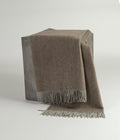 Cappuccino Herringbone Woven Yak Down Throw