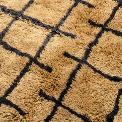 Borderline - Luxury Shag Moroccan Rug mrirt rug Benisouk