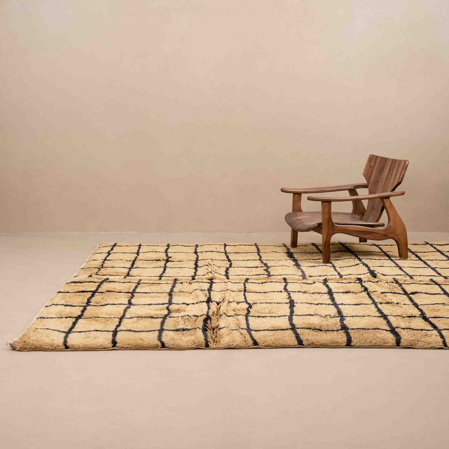 Borderline - Luxury Shag Moroccan Rug mrirt rug Benisouk