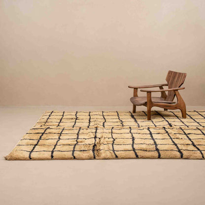 Borderline - Luxury Shag Moroccan Rug mrirt rug Benisouk