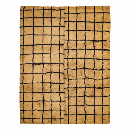 Borderline - Luxury Shag Moroccan Rug mrirt rug Benisouk