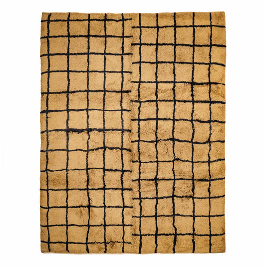 Borderline - Luxury Shag Moroccan Rug mrirt rug Benisouk