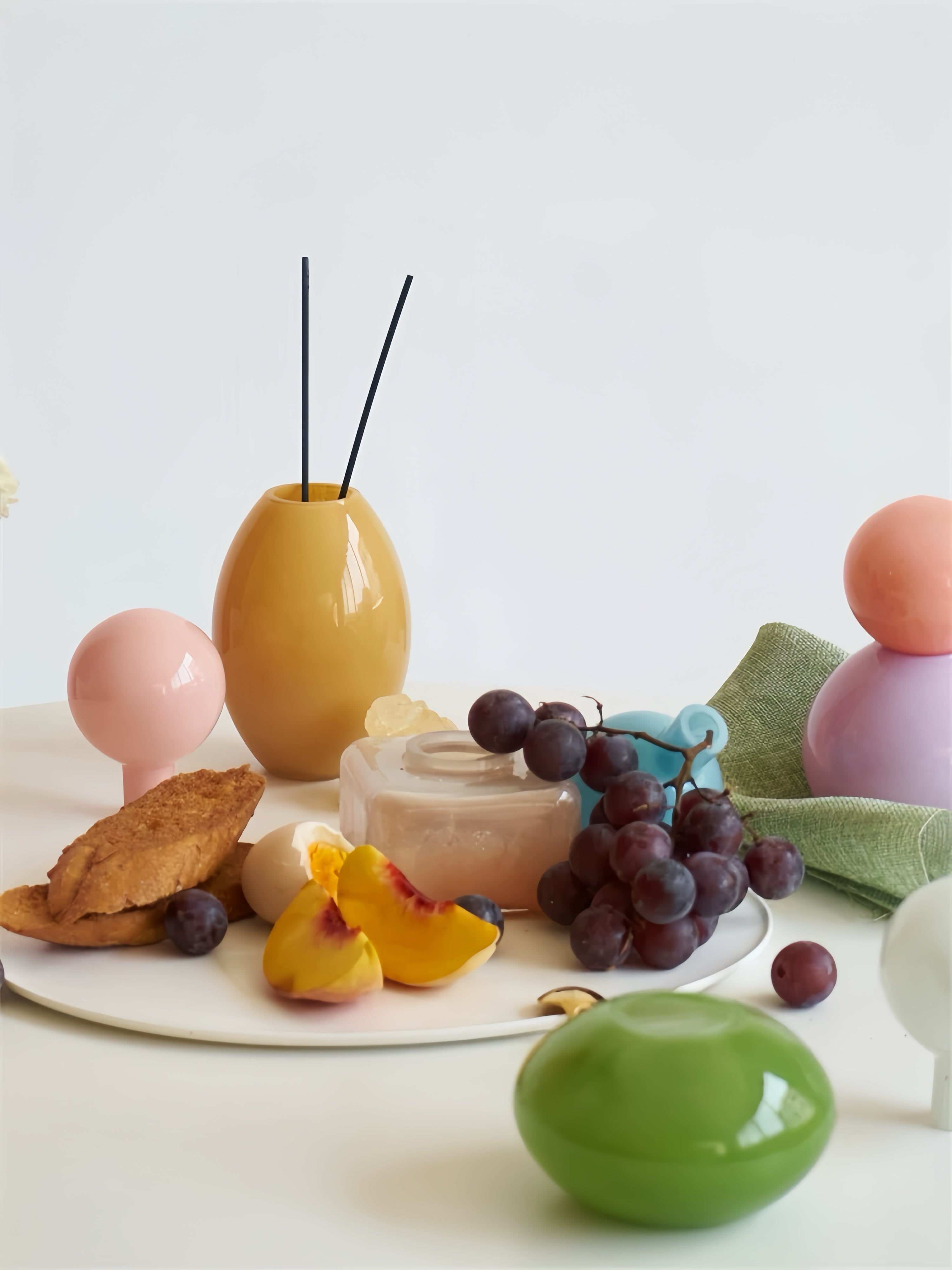 Handblown Bonbon Decorative Jar