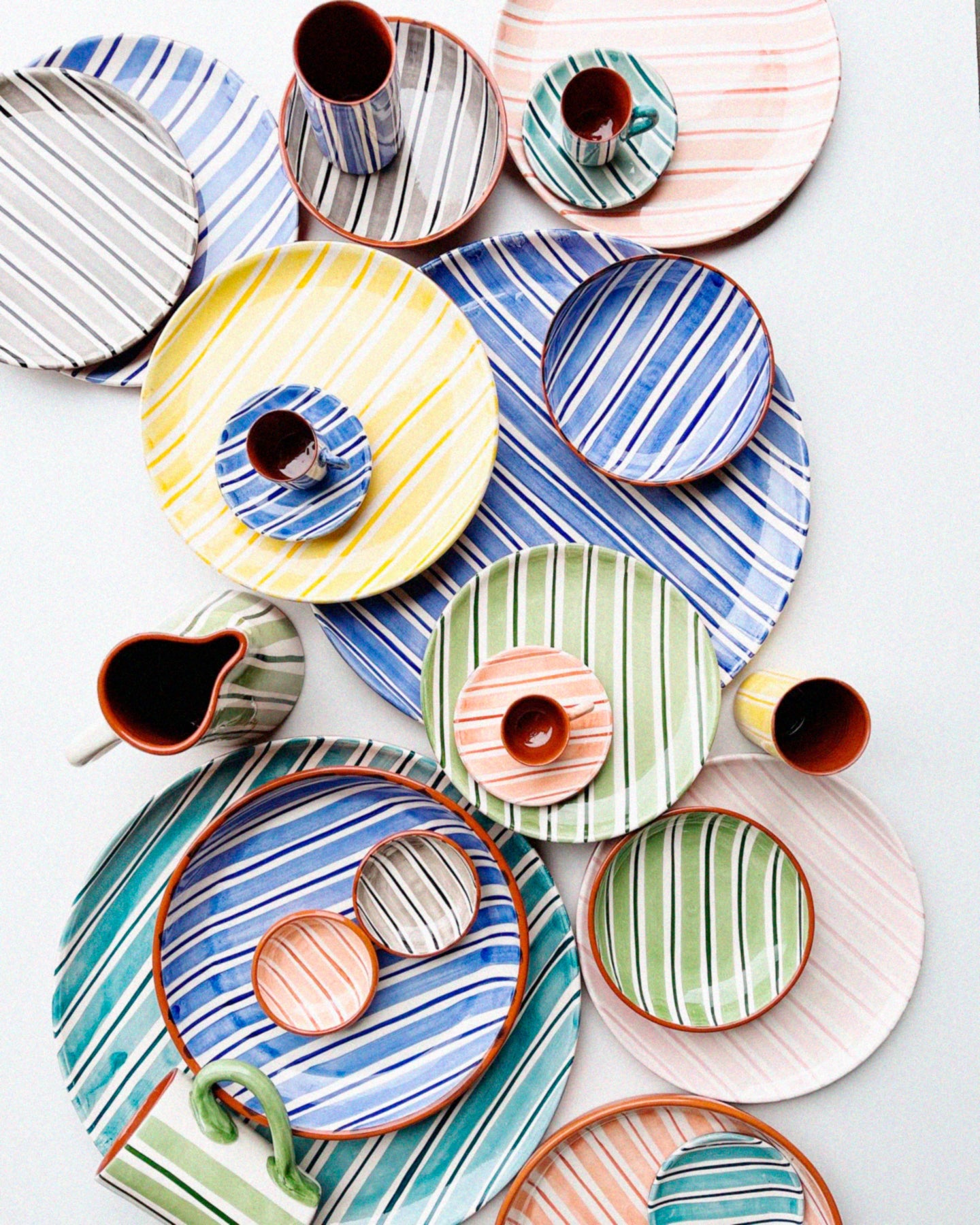 Casa Cubista Cabana Plates & Bowls | Blue Salad Plate atacama home