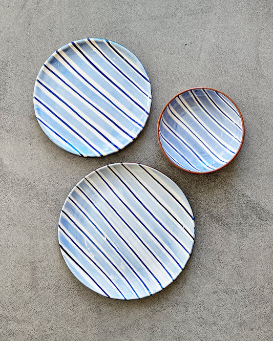 Casa Cubista Cabana Plates & Bowls | Blue Salad Plate atacama home