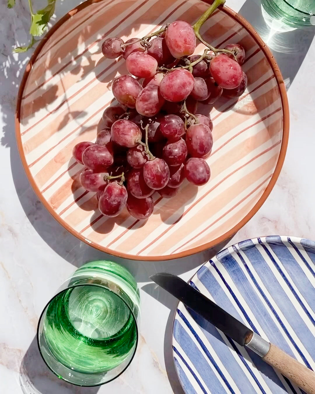 Casa Cubista Cabana Plates and Bowls | Pink Salad Plate atacama home