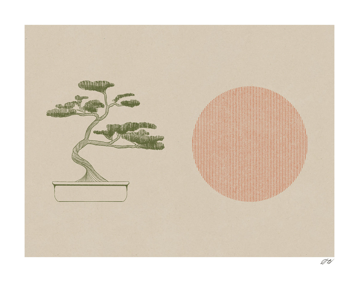 Bonsai Print by Stephanie Browne
