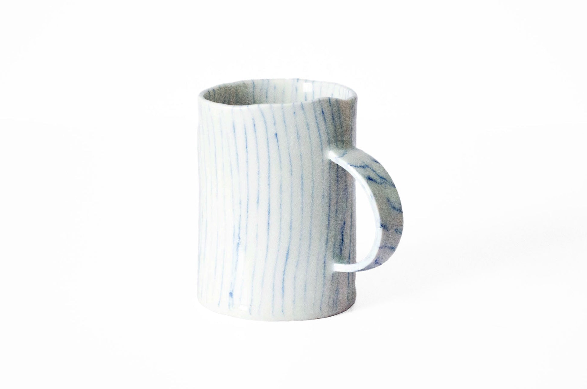 Nerikomi "Stump" Mug Mug Saori M Stoneware