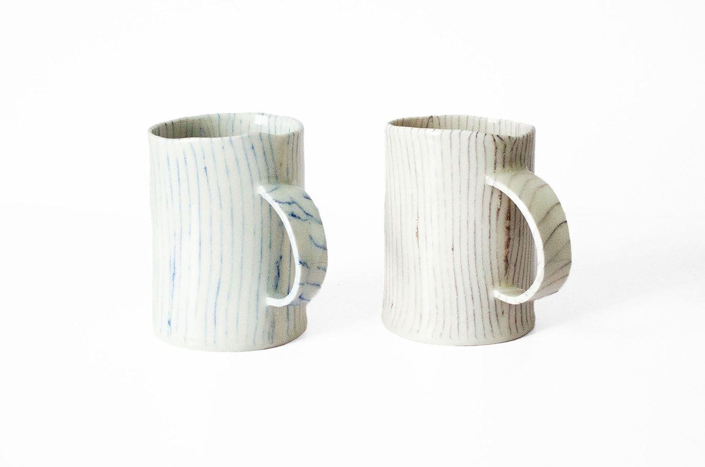 Nerikomi "Stump" Mug Mug Saori M Stoneware
