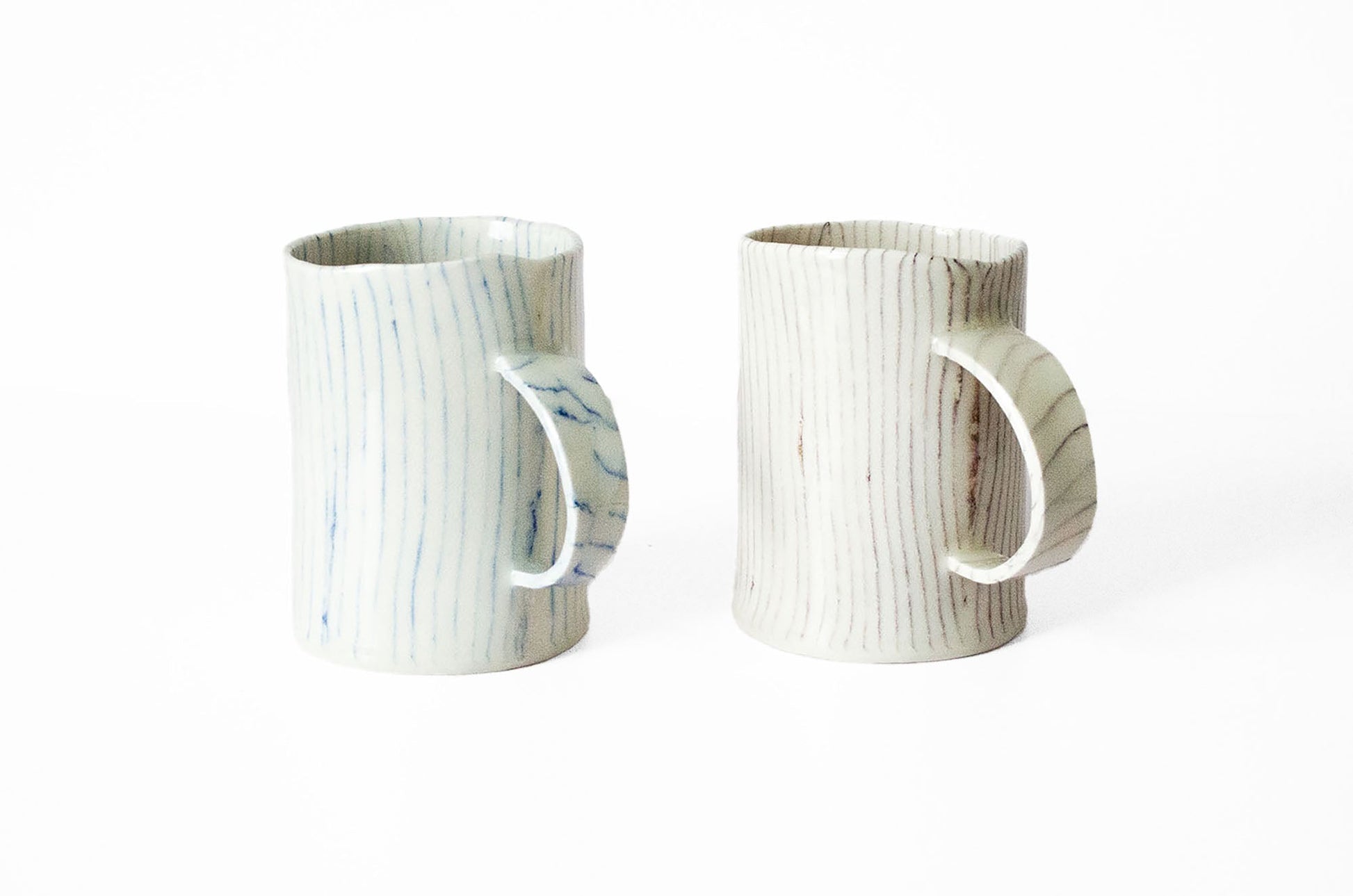 Nerikomi "Stump" Mug Mug Saori M Stoneware