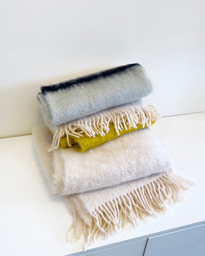 Color Block Mohair Blanket Throw Throw atacama home