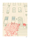 Townhouse Print by Stephanie Browne