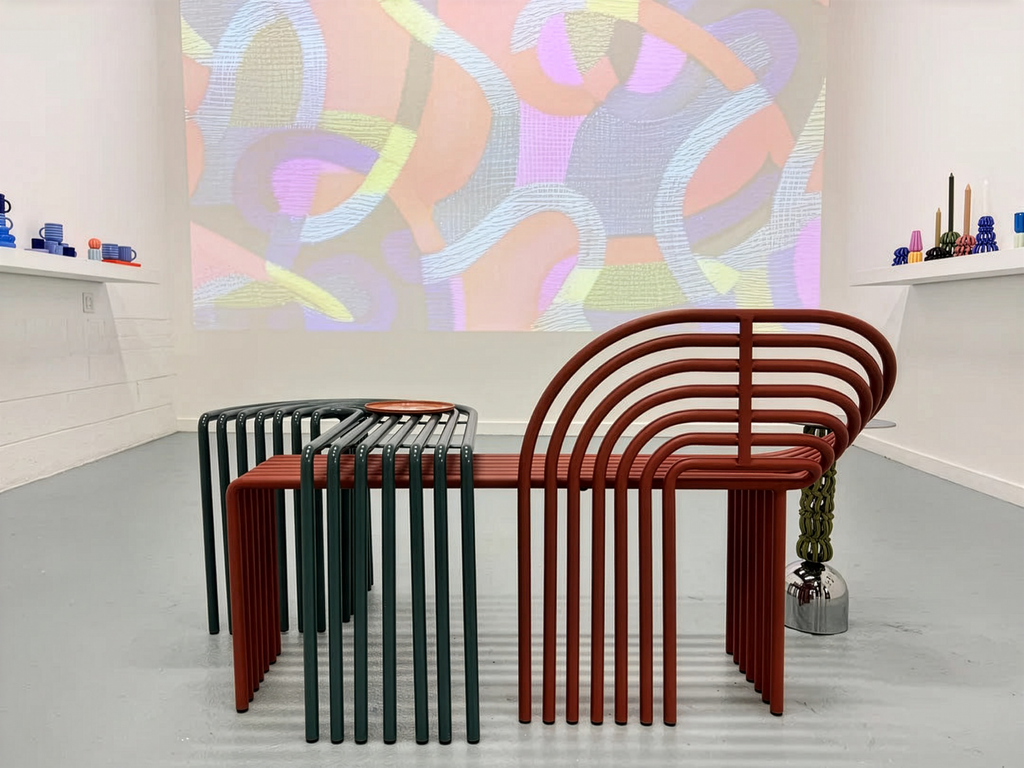Flow In Sculptural Bench