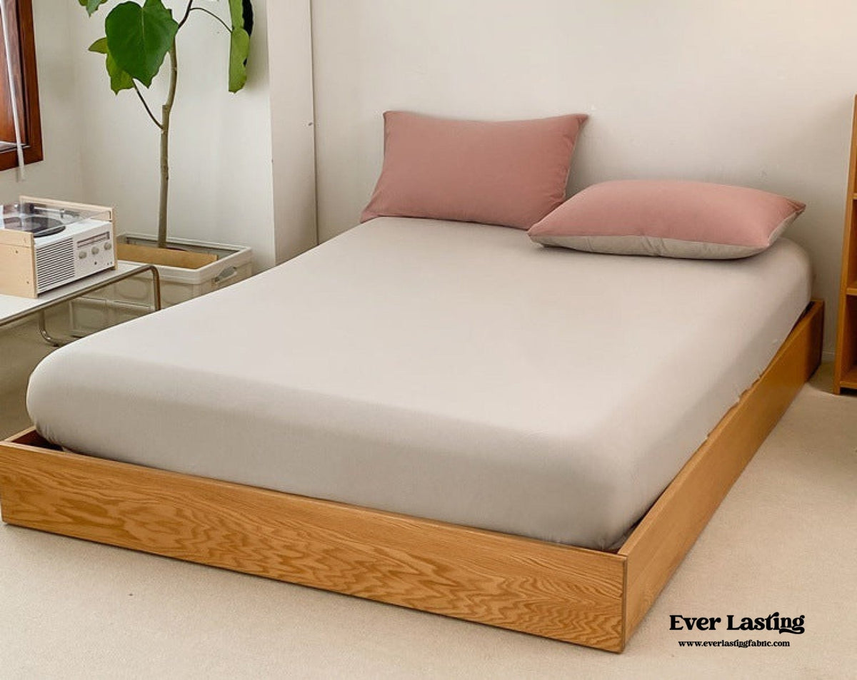 Duo Earth Tone Jersey Knit Bedding Set