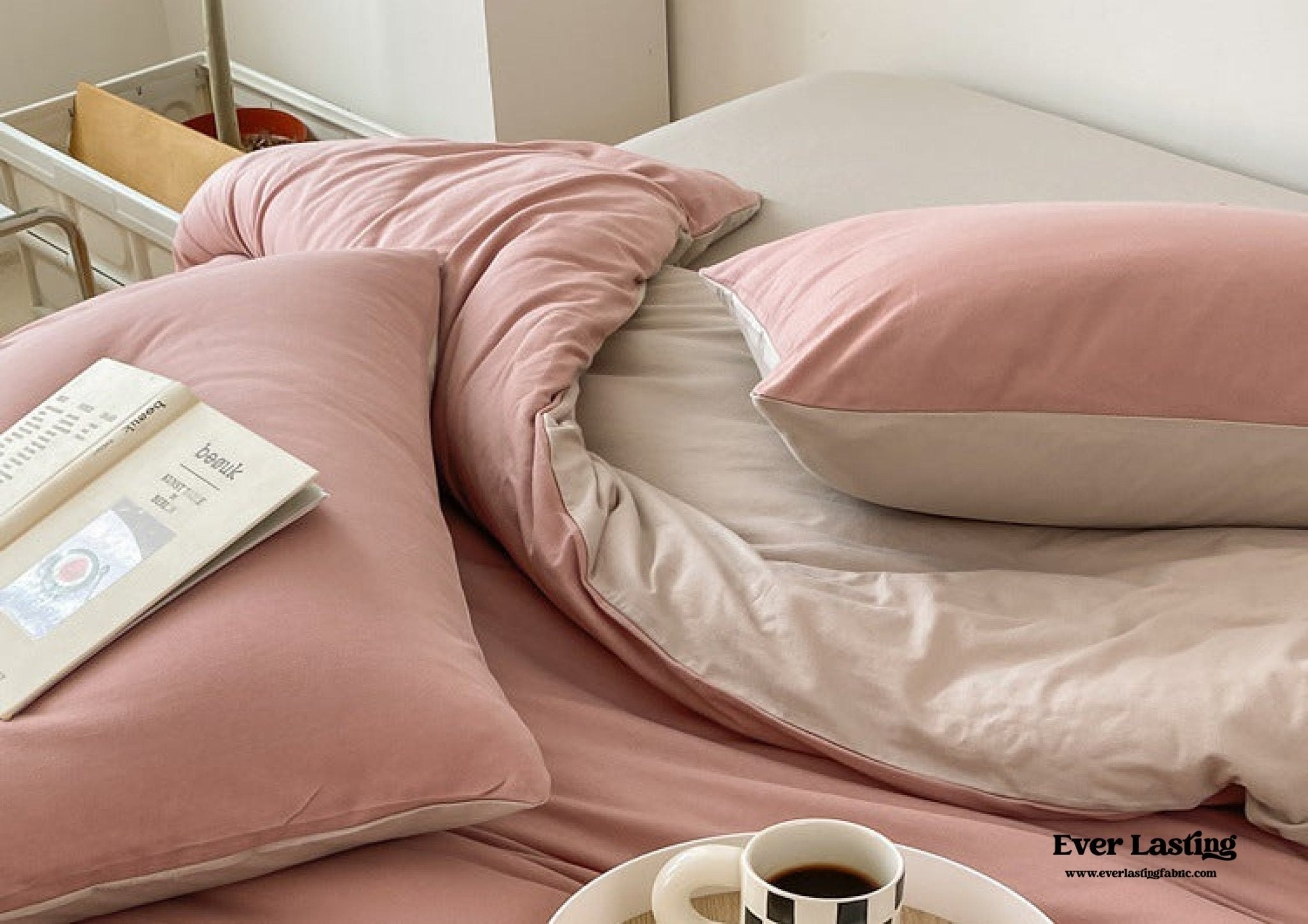 Duo Earth Tone Jersey Knit Bedding Set