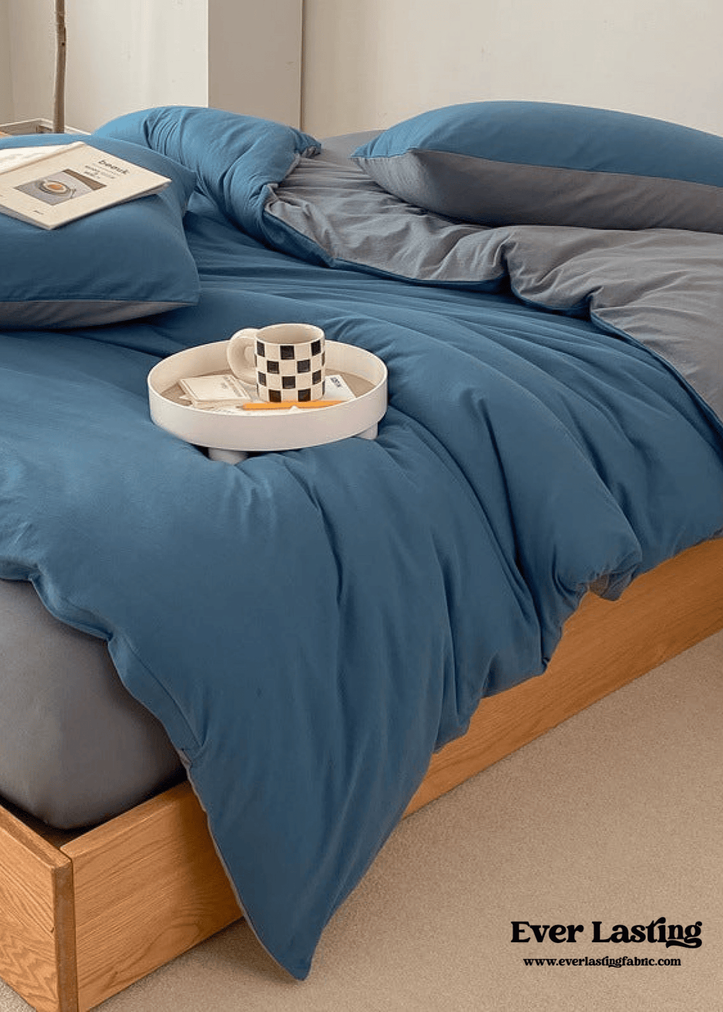 Duo Earth Tone Jersey Knit Bedding Set
