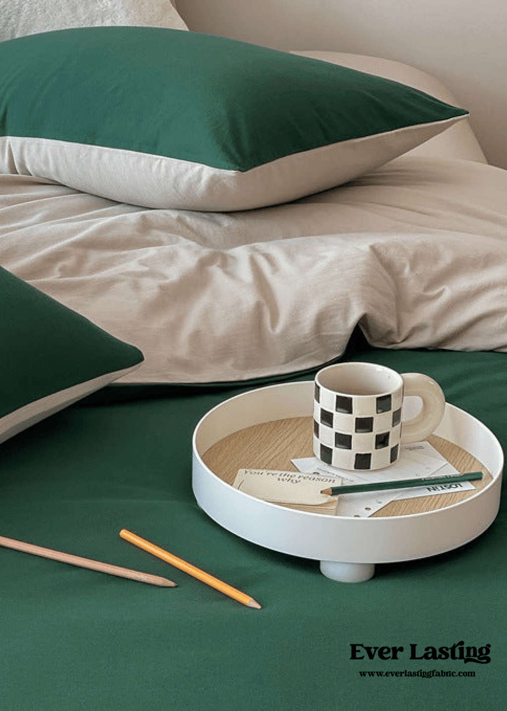 Duo Earth Tone Jersey Knit Bedding Set