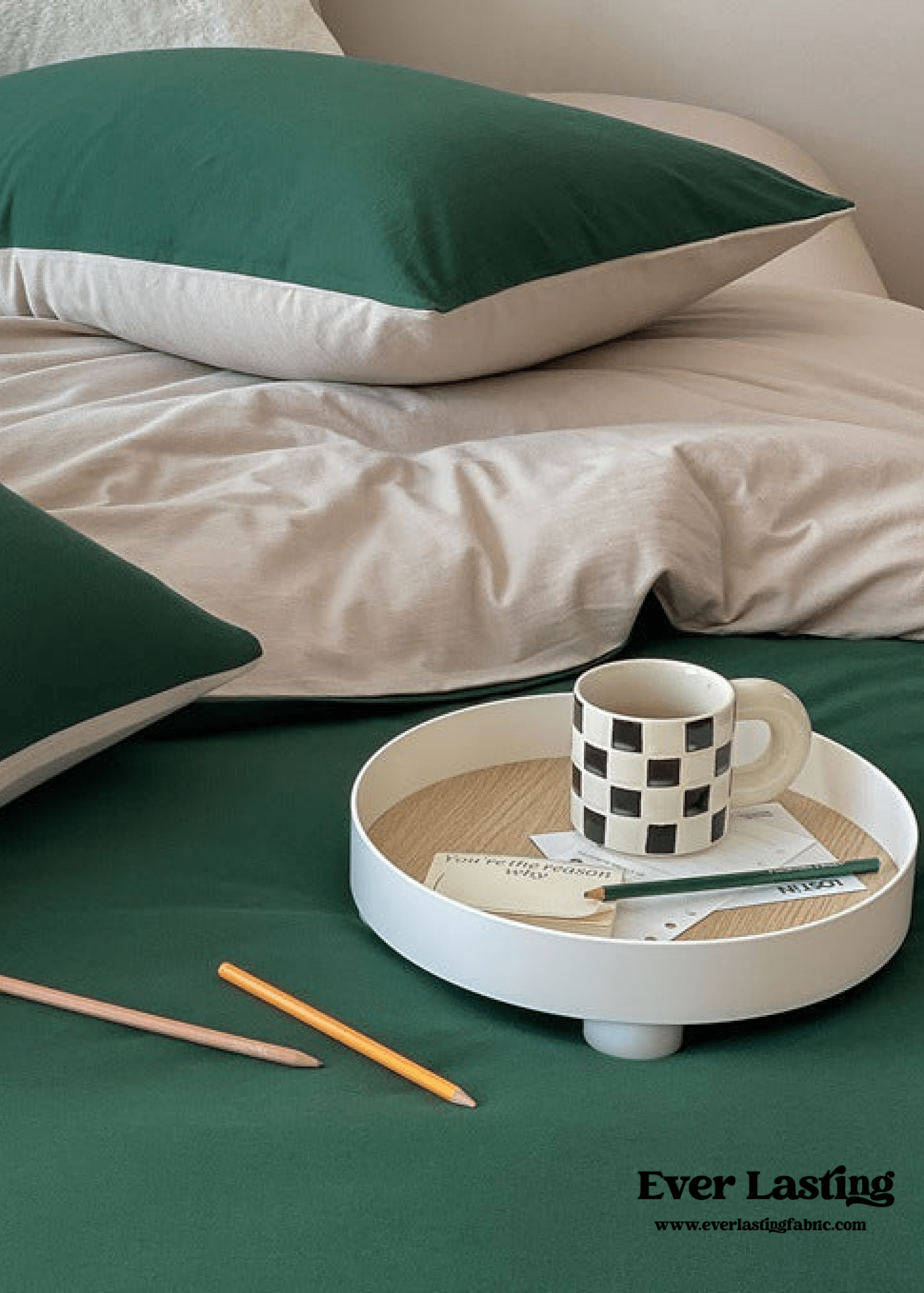 Duo Earth Tone Jersey Knit Bedding Set