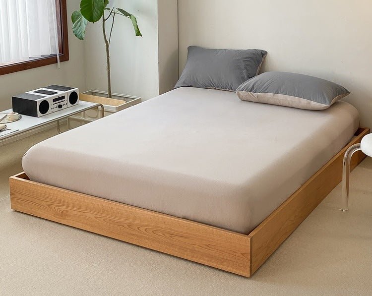 Duo Earth Tone Jersey Knit Bedding Set