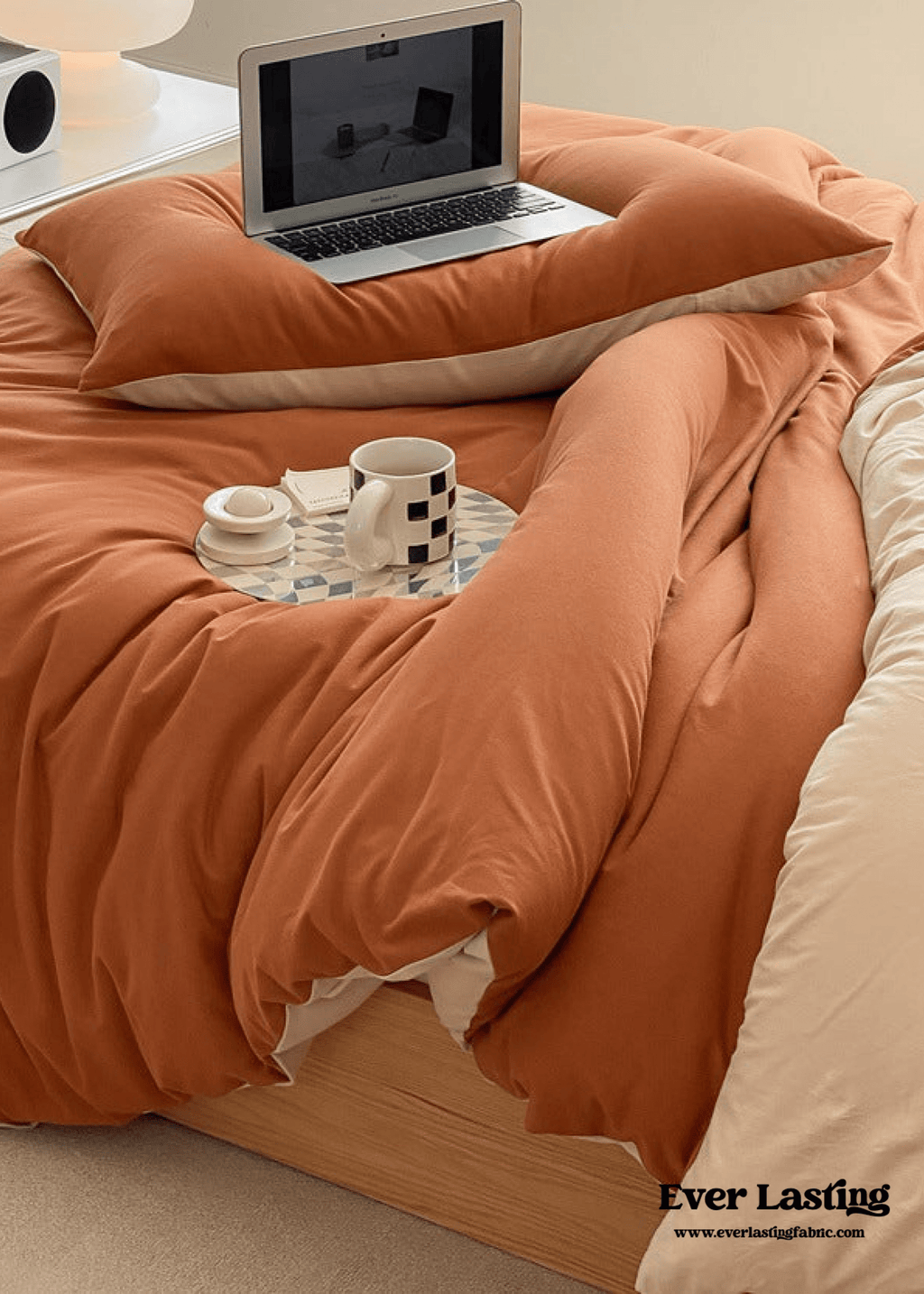 Duo Earth Tone Jersey Knit Bedding Set