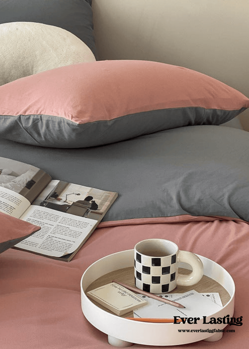 Duo Earth Tone Jersey Knit Bedding Set
