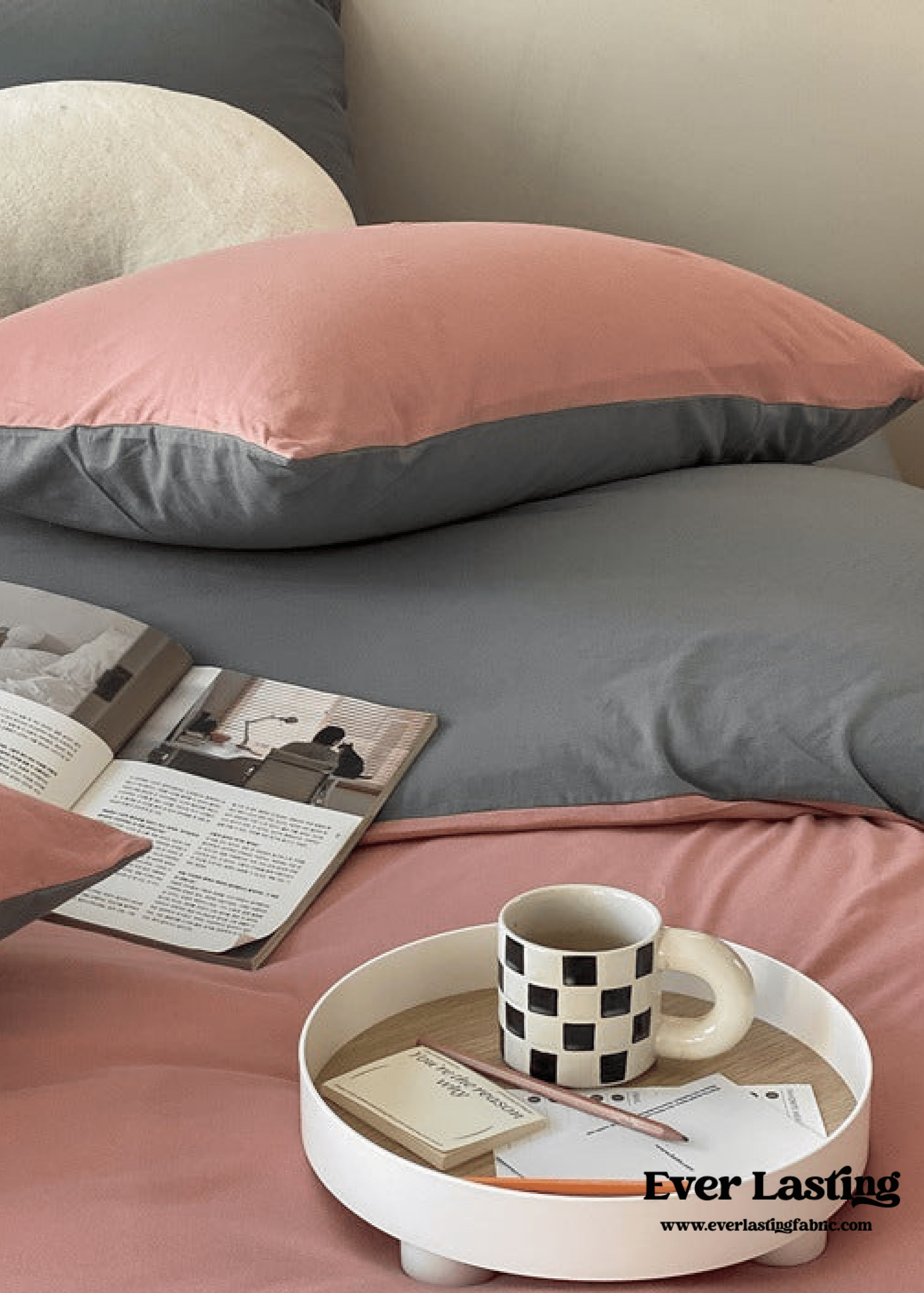 Duo Earth Tone Jersey Knit Bedding Set