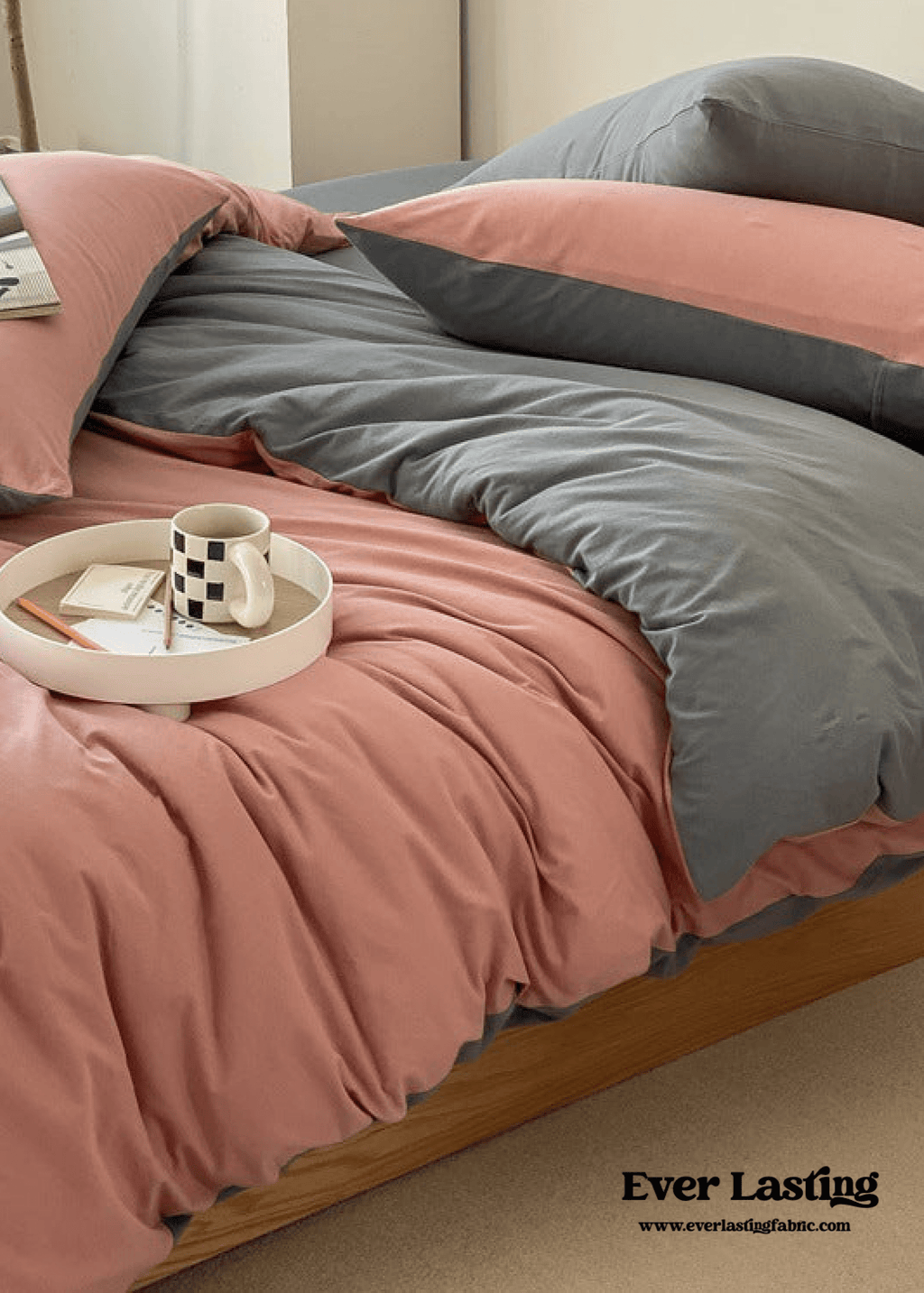 Duo Earth Tone Jersey Knit Bedding Set