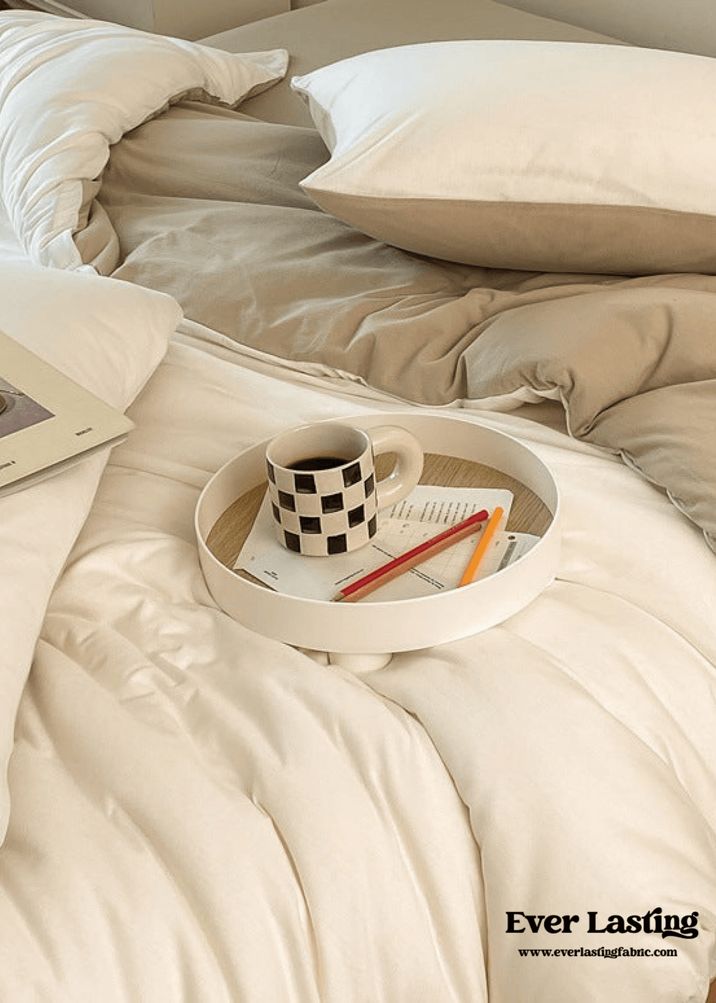 Duo Earth Tone Jersey Knit Bedding Set