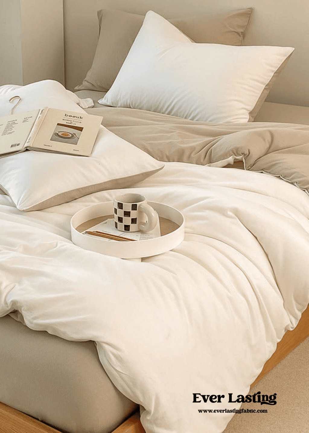 Duo Earth Tone Jersey Knit Bedding Set