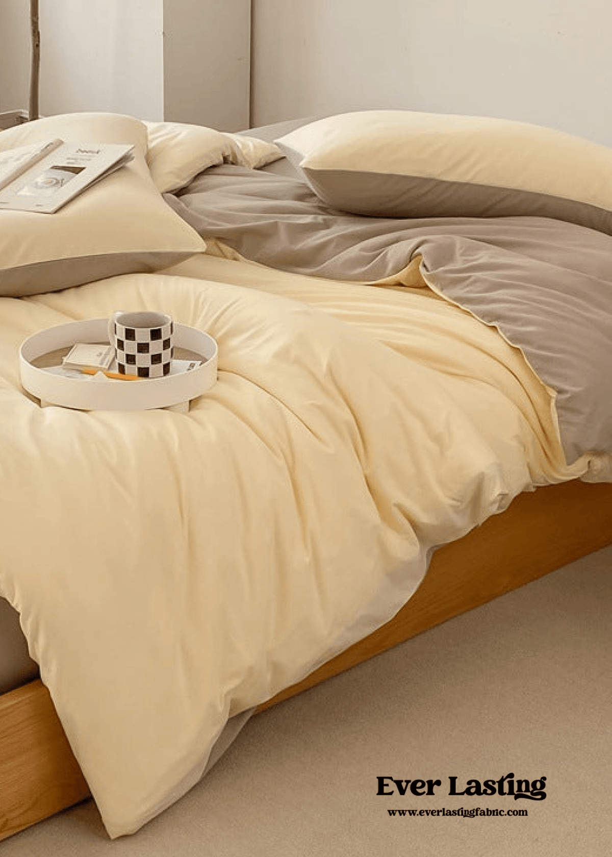 Duo Earth Tone Jersey Knit Bedding Set