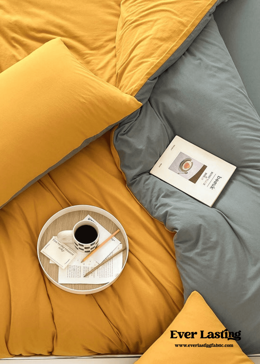 Duo Earth Tone Jersey Knit Bedding Set