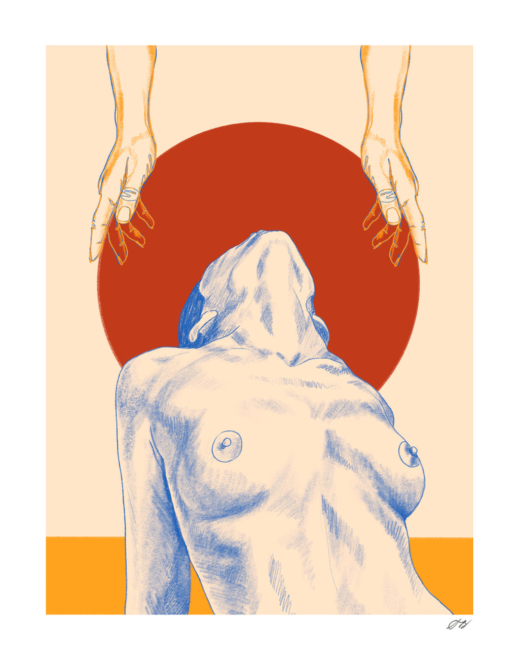 Nude Print by Stephanie Browne