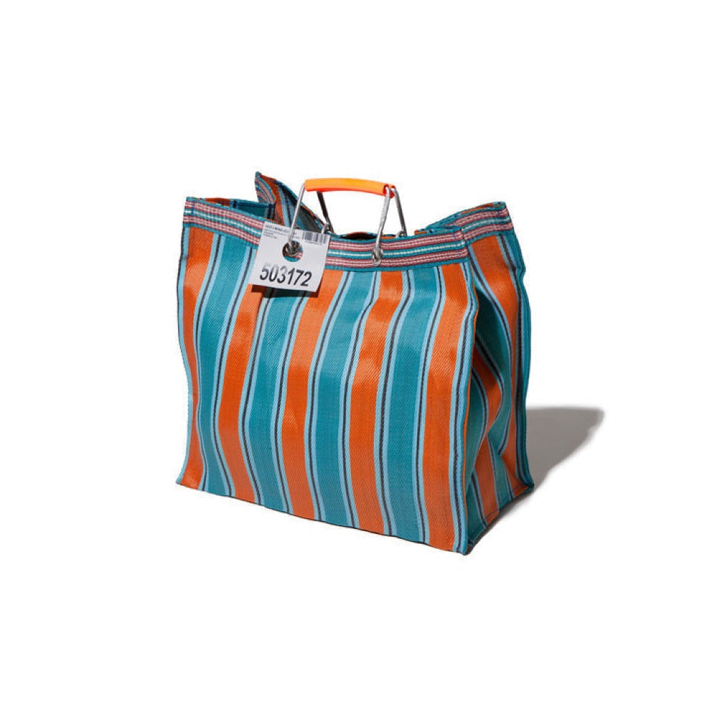 Recycled Plastic Stripe Tote Bag | Square
