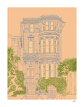 Victorian House Print by Stephanie Browne