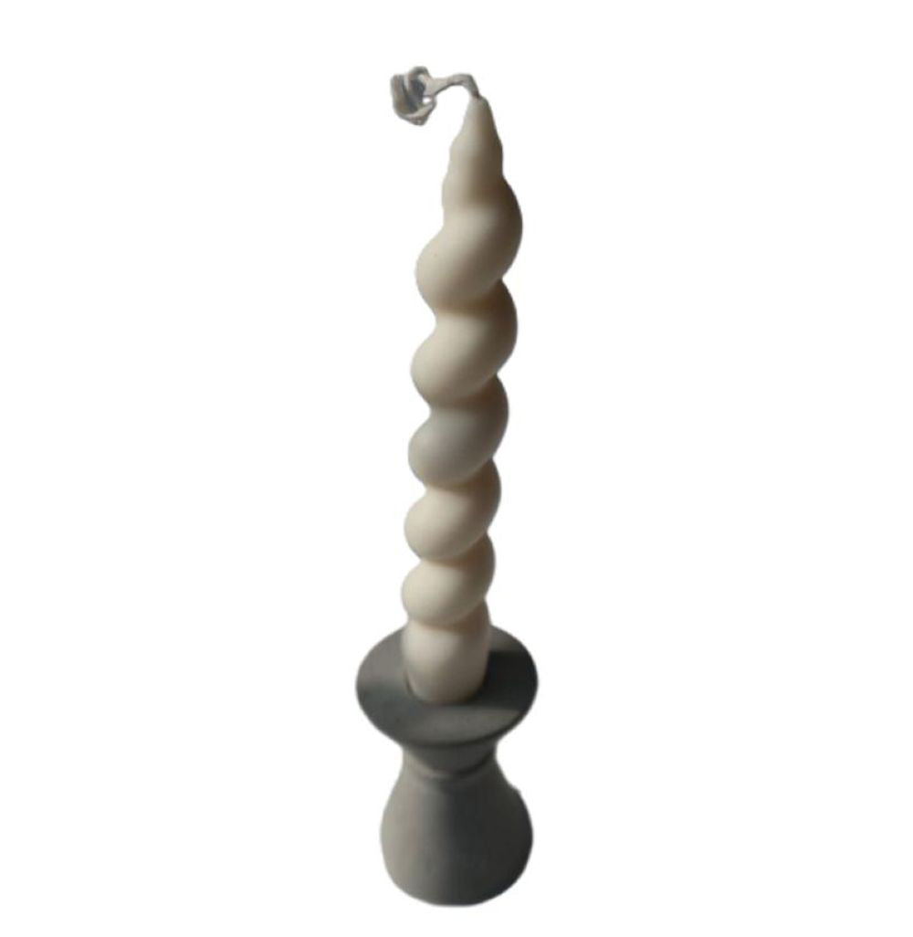 Twisted Taper Candles - set of 2