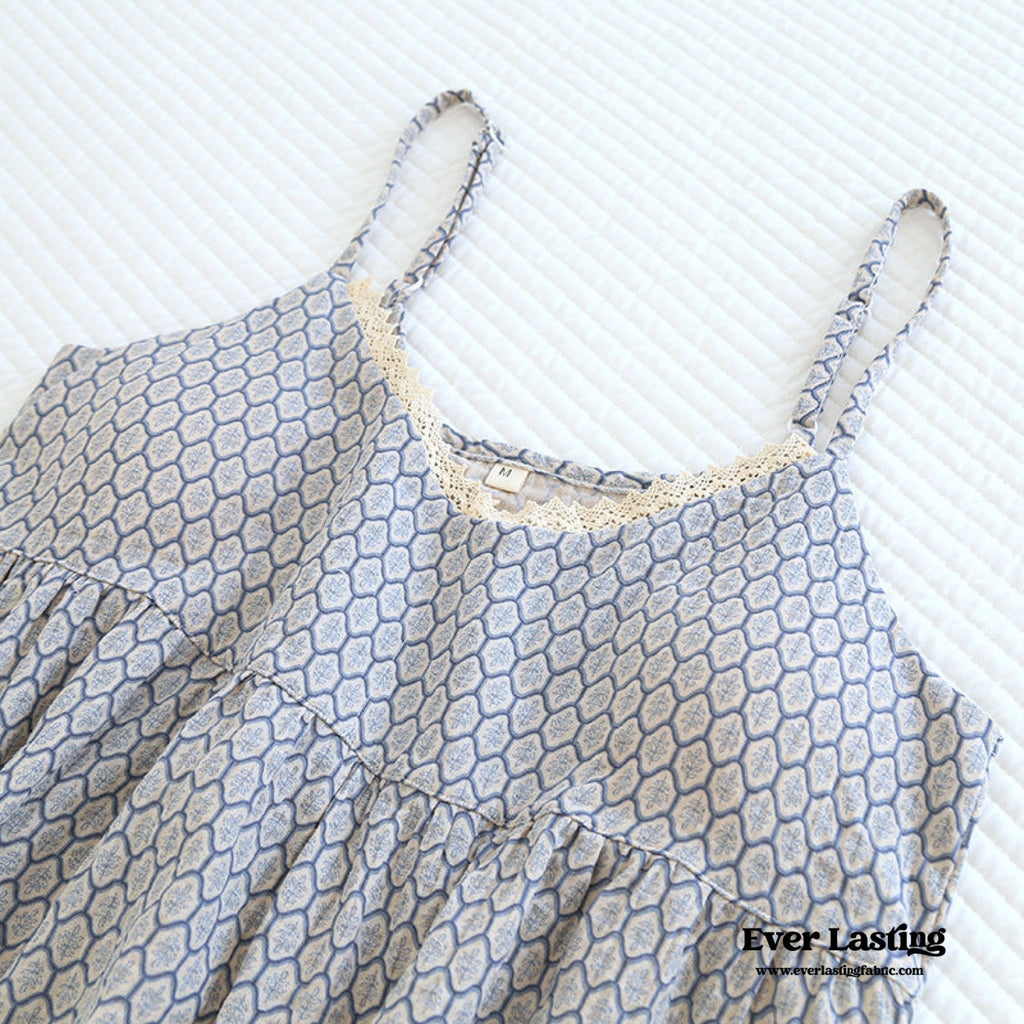 Floral Cotton Pajama Set with Cardigan
